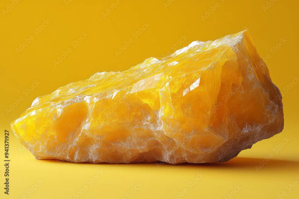 A lump of sulfur, isolated on a pastel yellow background, capturing the byproduct of refining fossil fuels, A lump of sulfur, isolated on a pastel yellow background, capturing the byproduct of refining fossil fuels,