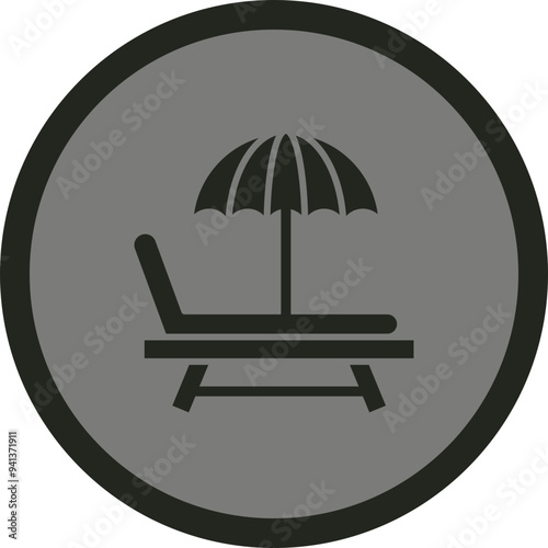 Sunbed Icon Design
