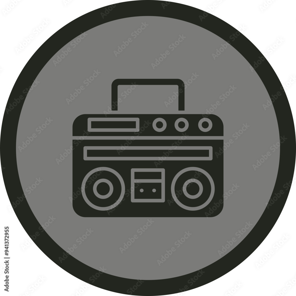 Boom Box Icon Design Boom Box Icon Design