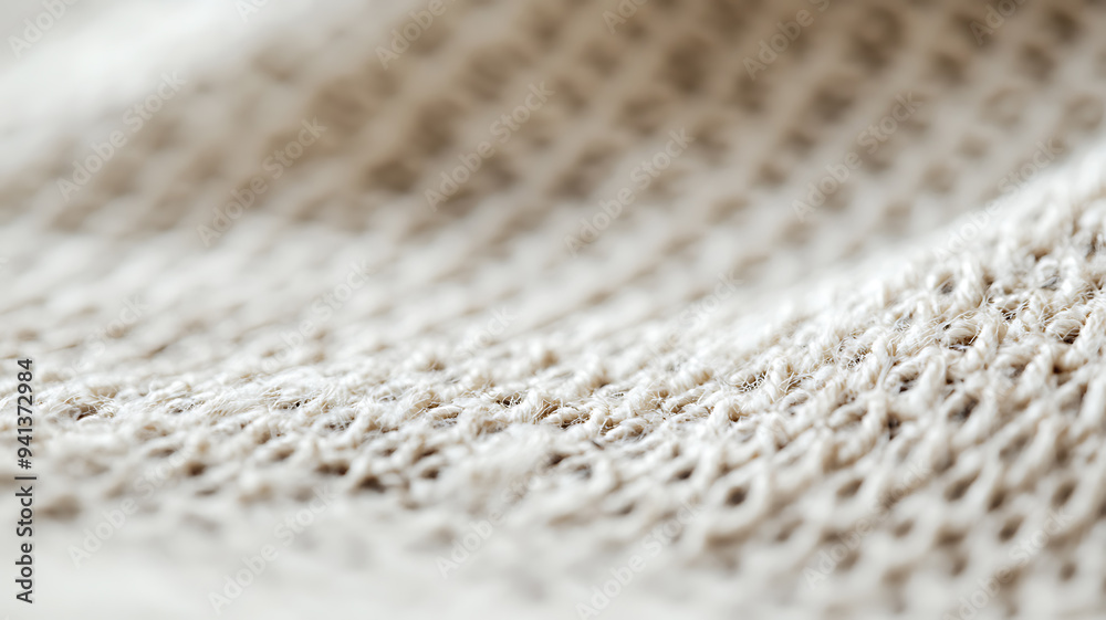 A close-up of a textured fabric with a woven pattern, capturing the intricate details of the threads and fibers in soft, diffused light, set against a clean, neutral background. A close-up of a textured fabric with a woven pattern, capturing the intricate details of the threads and fibers in soft, diffused light, set against a clean, neutral background.