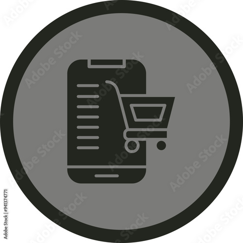 Online Shopping Icon Design