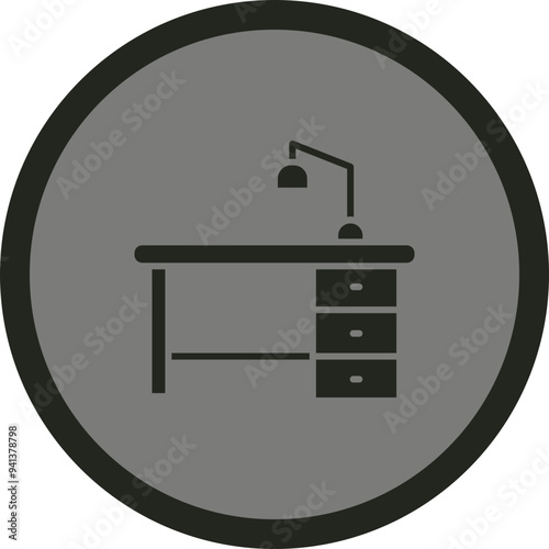 Work Table Icon Design