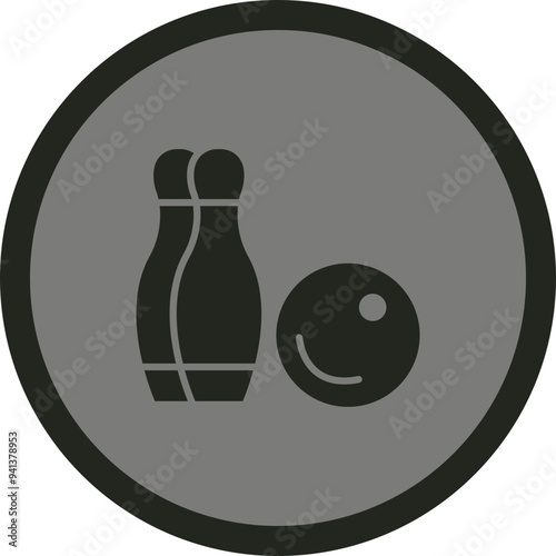 Bowling Icon Design