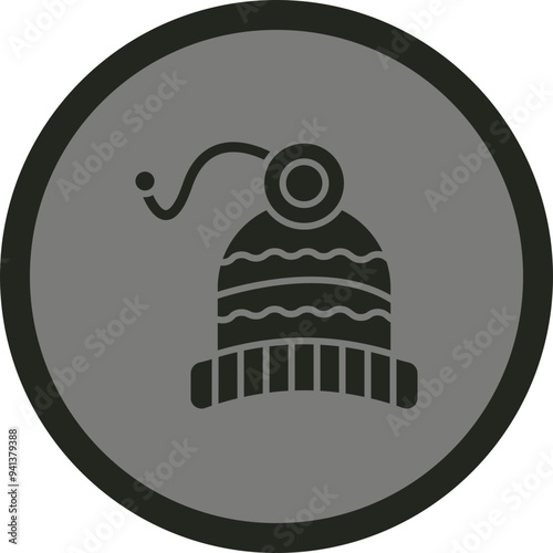 Knit hat Icon Design