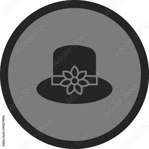 Fedora hat Icon Design