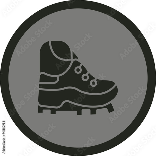 Hiker Icon Design
