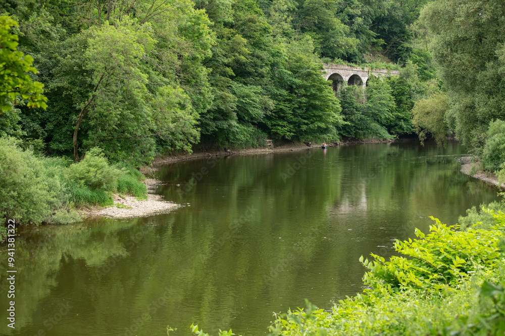 The River Severn at Ironbridge in Shropshire, UK The River Severn at Ironbridge in Shropshire, UK