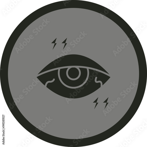 Painful Eye Icon Design