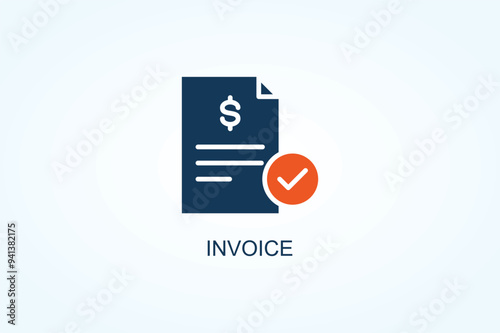 Free Download Invoice Vector  Or Logo Sign Symbol Illustration - GFXLoad