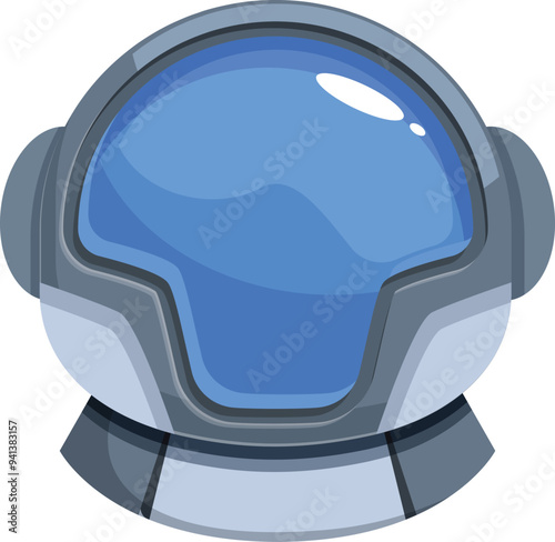 Astronaut helmet protecting from the dangers of space exploration