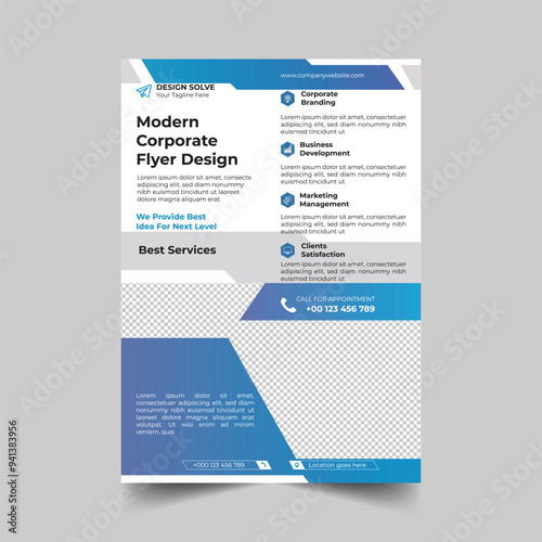 Modern Corporate Flyer Design Template