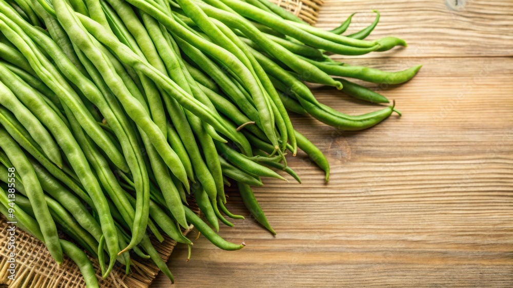 Fresh Snake beans on Background , green, organic, vegetable, legume, farm fresh, healthy, natural, diet, nutrition, food