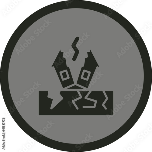 Earthquake Icon Design