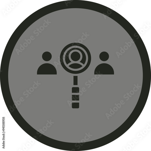 Search Employee Icon Design