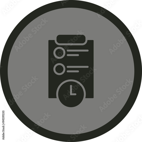 Deadline Icon Design