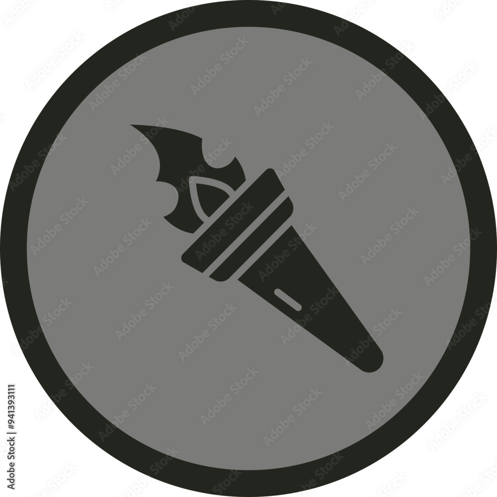 Fire Torch Icon Design Fire Torch Icon Design