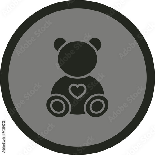 Teddy Bear Icon Design
