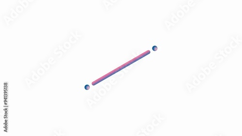 simple line rotating 
