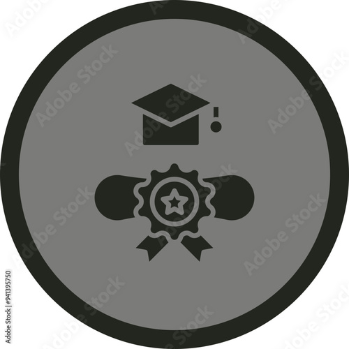 Bachelors Degree Icon Design
