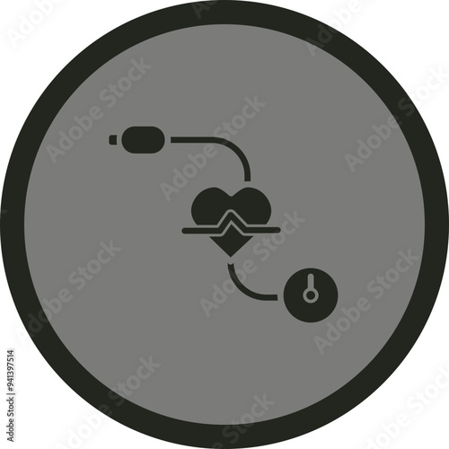 Blood Pressure Vector Icon Design