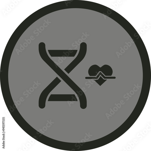 Genetics Vector Icon Design