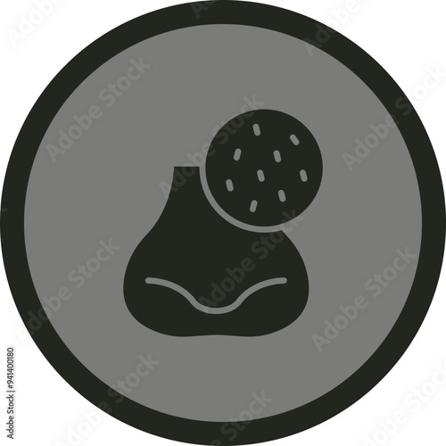 Blackhead Vector Icon Design