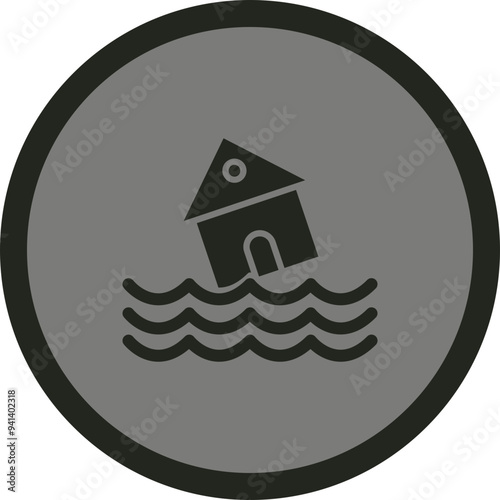 Flood Vector Icon Design