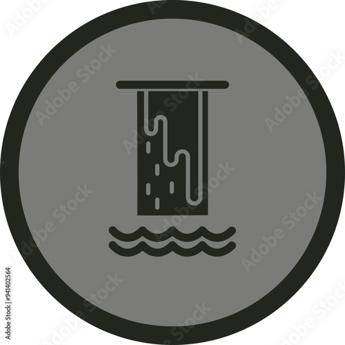 Cascade Vector Icon Design