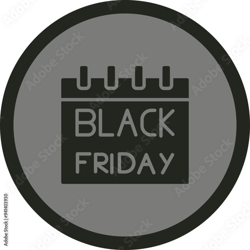 Black Friday Icon Design