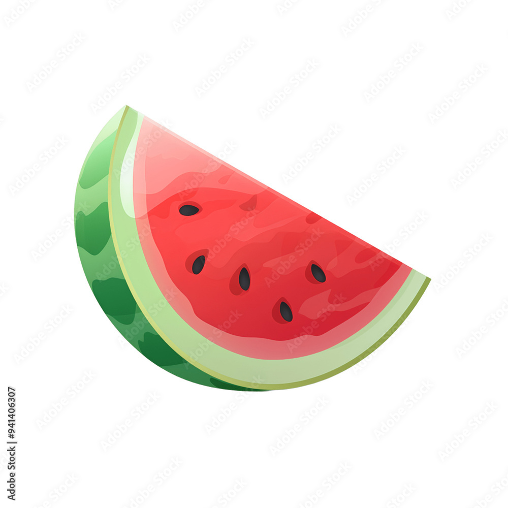 watermelon vector illustration made by midjeorney watermelon vector illustration made by midjeorney