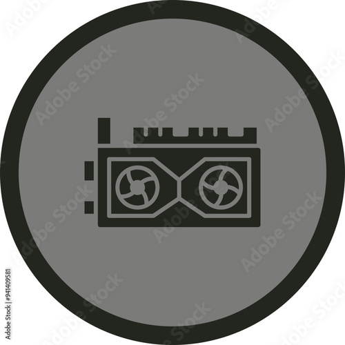 Graphic Card Icon Design