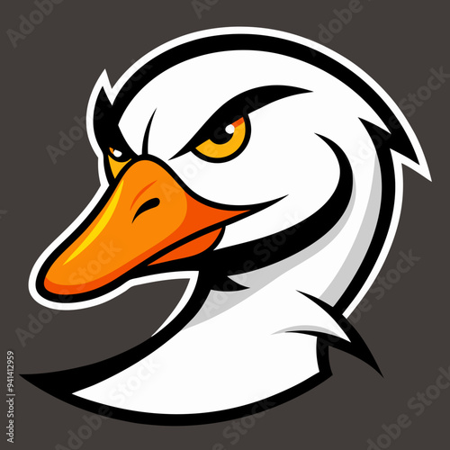 head of a goose