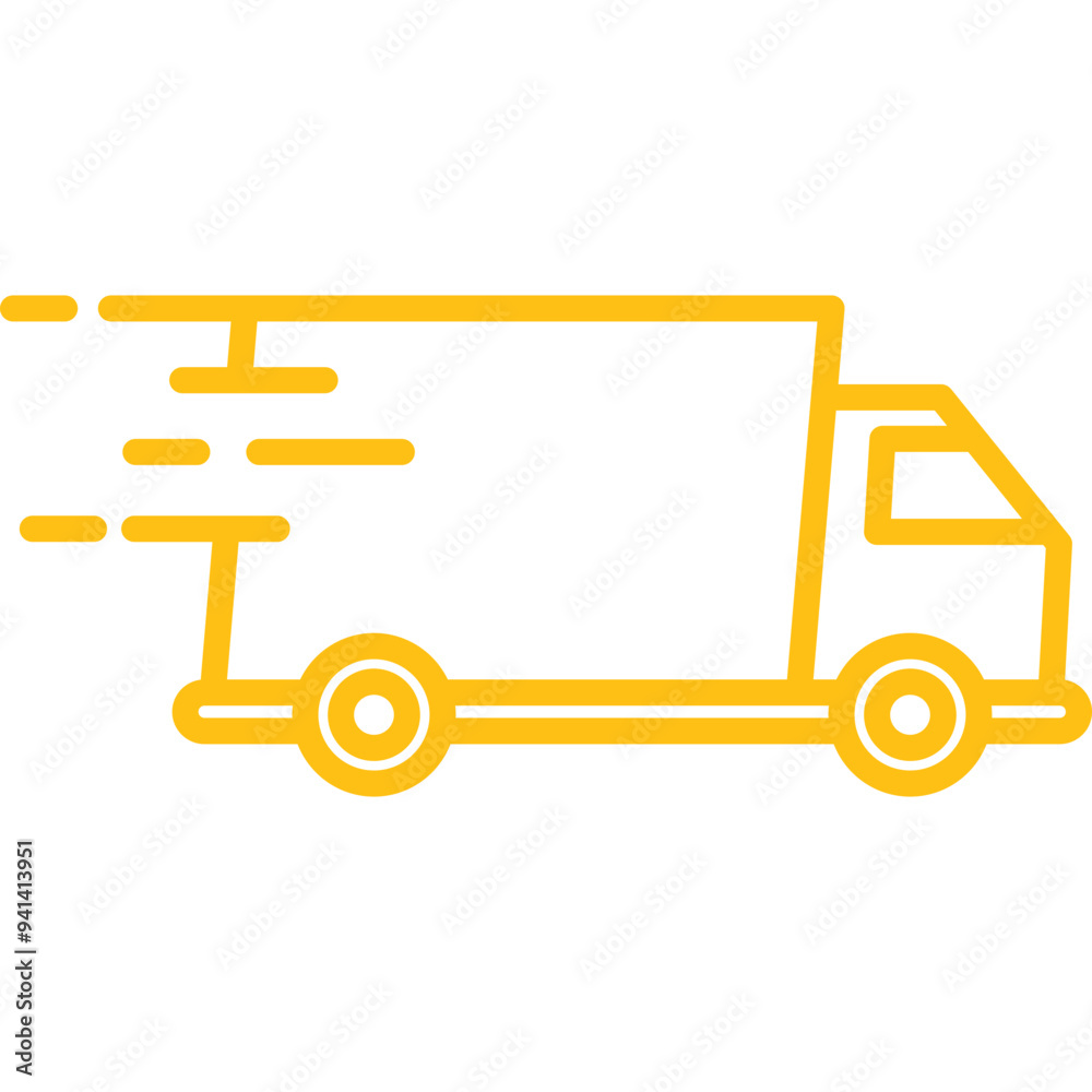 Fast Delivery Line Icon Fast Delivery Line Icon
