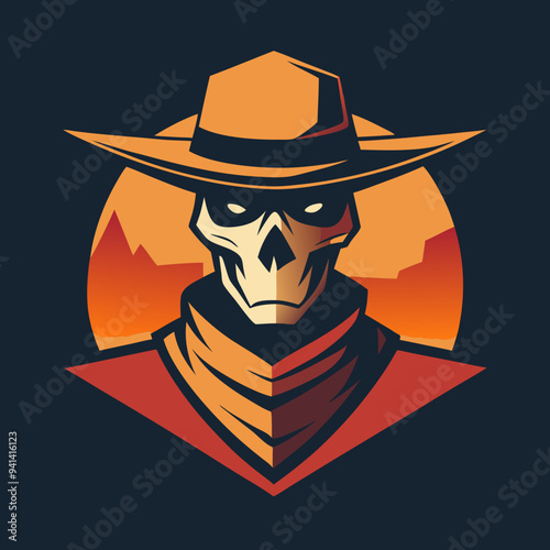 illustration of cowboy hat