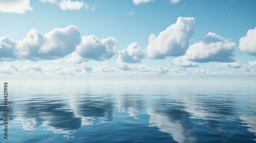 cloudy, calm weather on the sea or ocean cloudy, calm weather on the sea or ocean