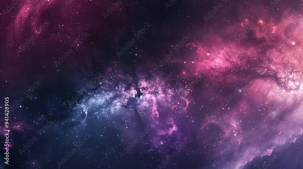 Fototapeta premium Gravity Space Element Watercolor Style