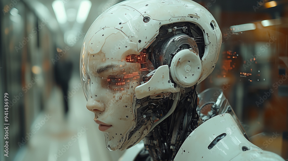 AI in Detail: Humanlike Humanoid Robot with Advanced Technology,generated by IA AI in Detail: Humanlike Humanoid Robot with Advanced Technology,generated by IA