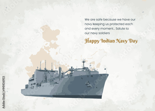 Happy Indian Navy Day, 4th December Happy National Navy Day