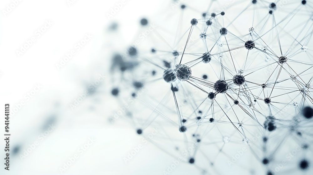 CG Abstract Neural Network: A CG representation of a neural network, with interconnected nodes and lines, floating against a white background.
CG Abstract Neural Network: A CG representation of a neural network, with interconnected nodes and lines, floating against a white background.