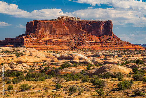 Obraz na płótnie The desert area of red cliffs of the Island in the Sky District of Canyonlands national park in Utah USA. w salonie