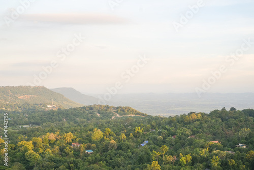 Photography Khao Yay Thieng mountain in Sikhio Nakhon Ratchasima province, thailand
