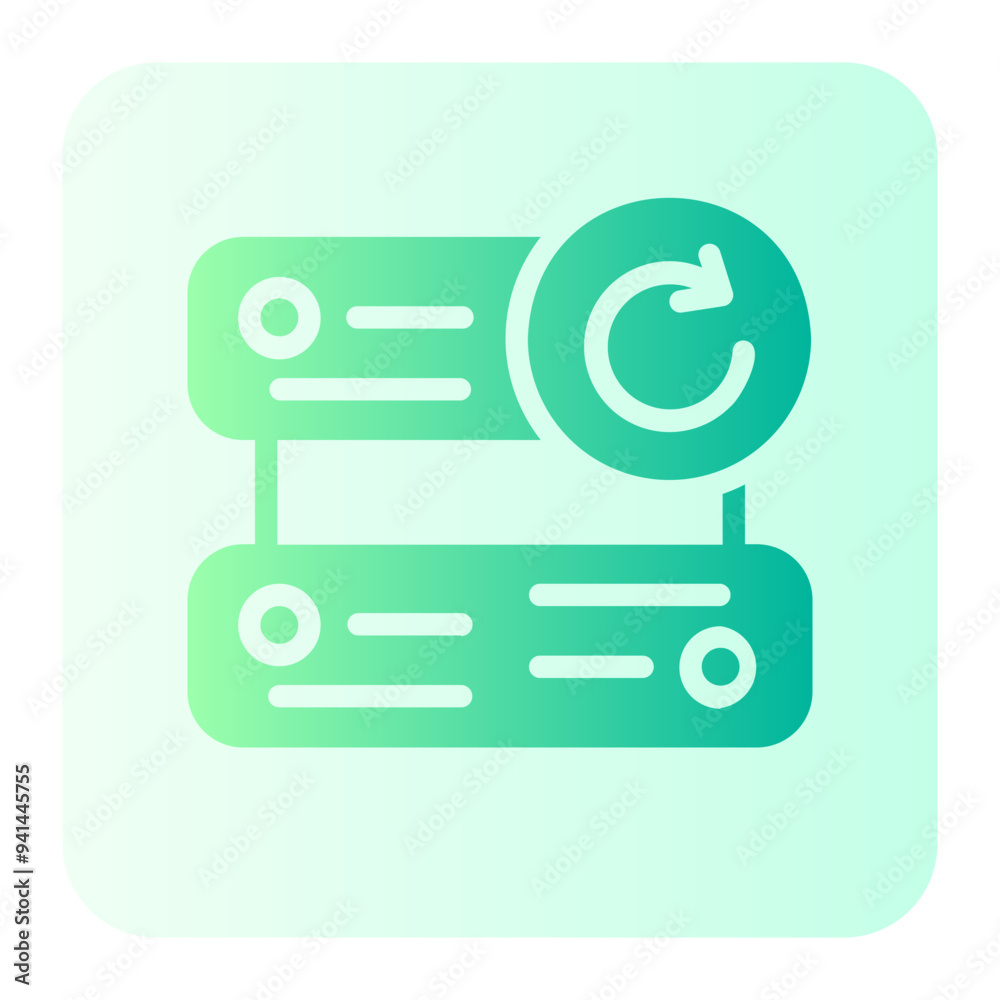 refresh data gradient icon refresh data gradient icon