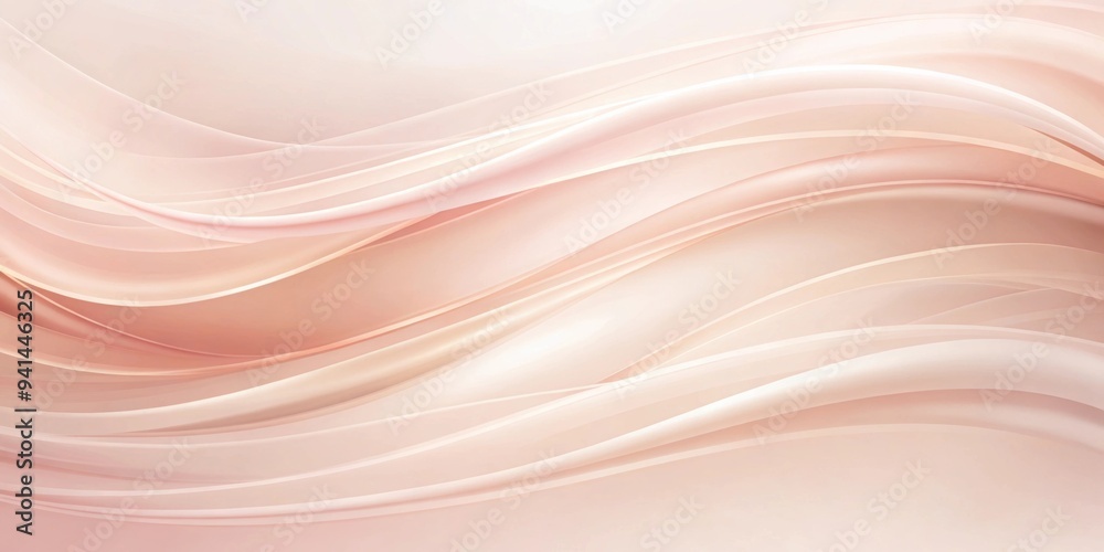 Soft and flowing liquid blush pink to pale peach abstract background, pink, peach, soft, liquid, flow, abstract, background