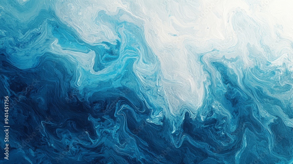 Abstract Blue White Swirling Pattern Background Texture Abstract Blue White Swirling Pattern Background Texture