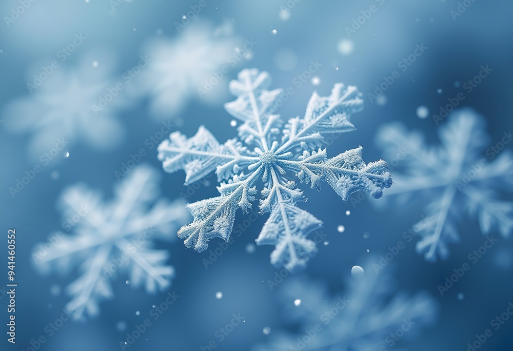 Intricate Snowflake Macro Photography: Stunning High-Resolution Image of a Delicate Ice Crystal Intricate Snowflake Macro Photography: Stunning High-Resolution Image of a Delicate Ice Crystal