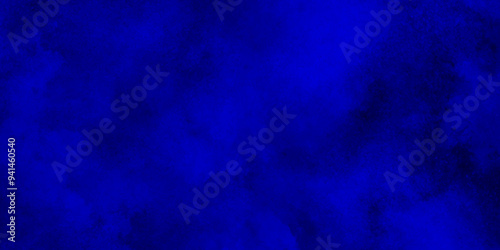 Blue grunge abstract background with space for your text,Blue misty dark background with smoke,Old and granulated blue paper, inflated blue smoke,Colorful blue textures for making flyer, poster,