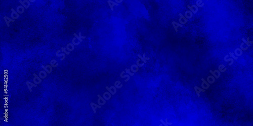 Blue grunge abstract background with space for your text,Blue misty dark background with smoke,Old and granulated blue paper, inflated blue smoke,Colorful blue textures for making flyer, poster,