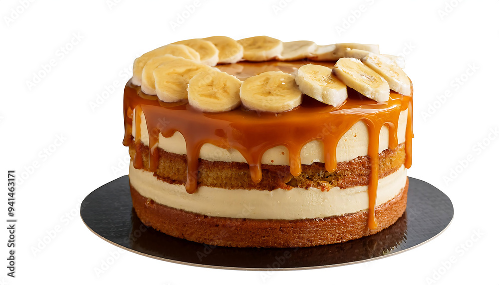decadent banana caramel drizzle layer cake transparent irresistible cake design decadent banana caramel drizzle layer cake transparent irresistible cake design
