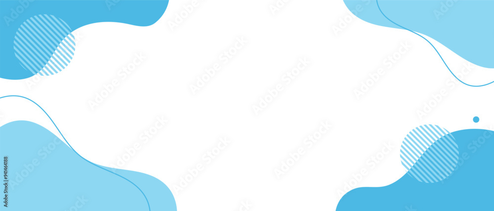 青い流体シェイプの背景イラスト素材 flat hand drawn fluid blue shapes background.Cute abstract shapes.Vector loose frame. 青い流体シェイプの背景イラスト素材 flat hand drawn fluid blue shapes background.Cute abstract shapes.Vector loose frame.