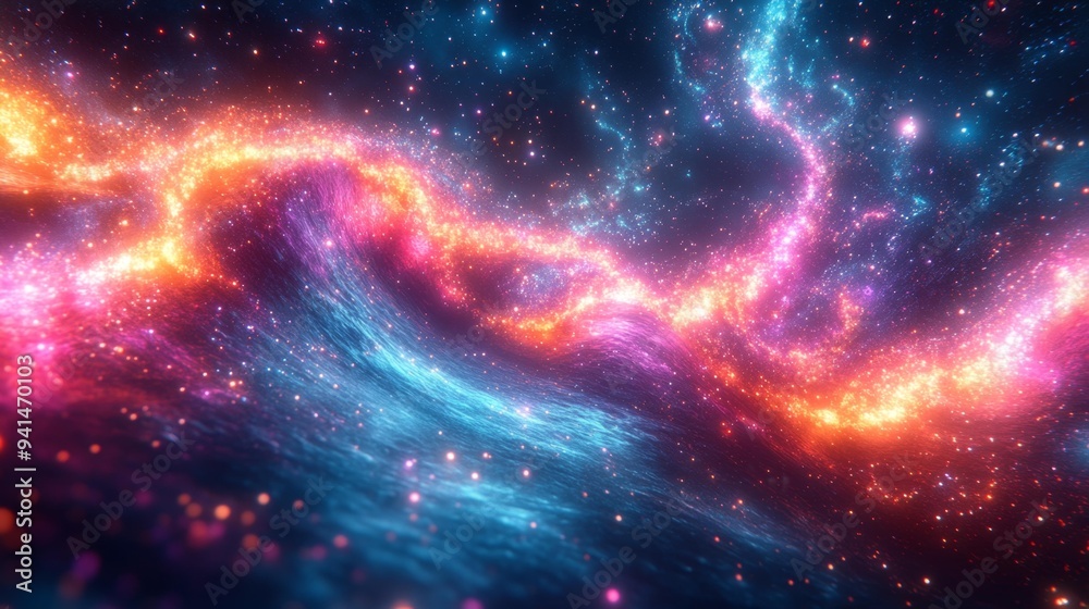 Vibrant Cosmic Galaxy Generative AI Vibrant Cosmic Galaxy Generative AI
